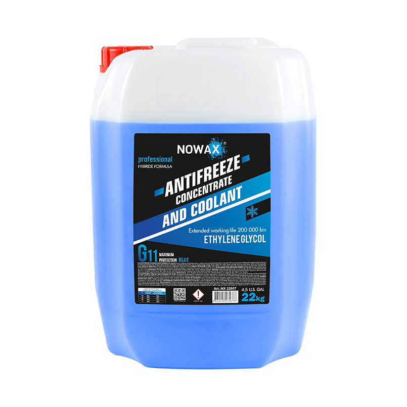 Антифриз NOWAX BLUE G11 концентрат, синій 22кг